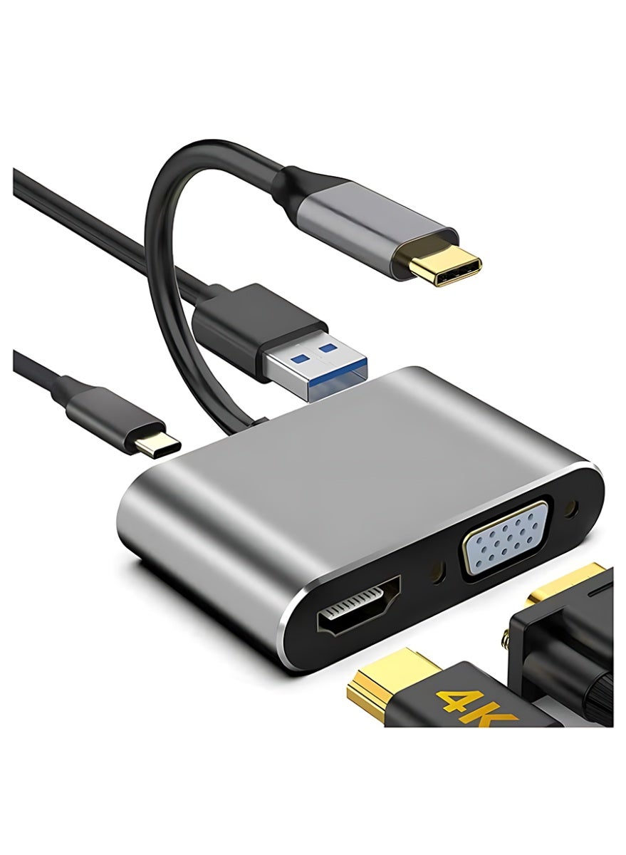 clavon Clavon 4 In 1 Usb C Hub Docking Station usbc