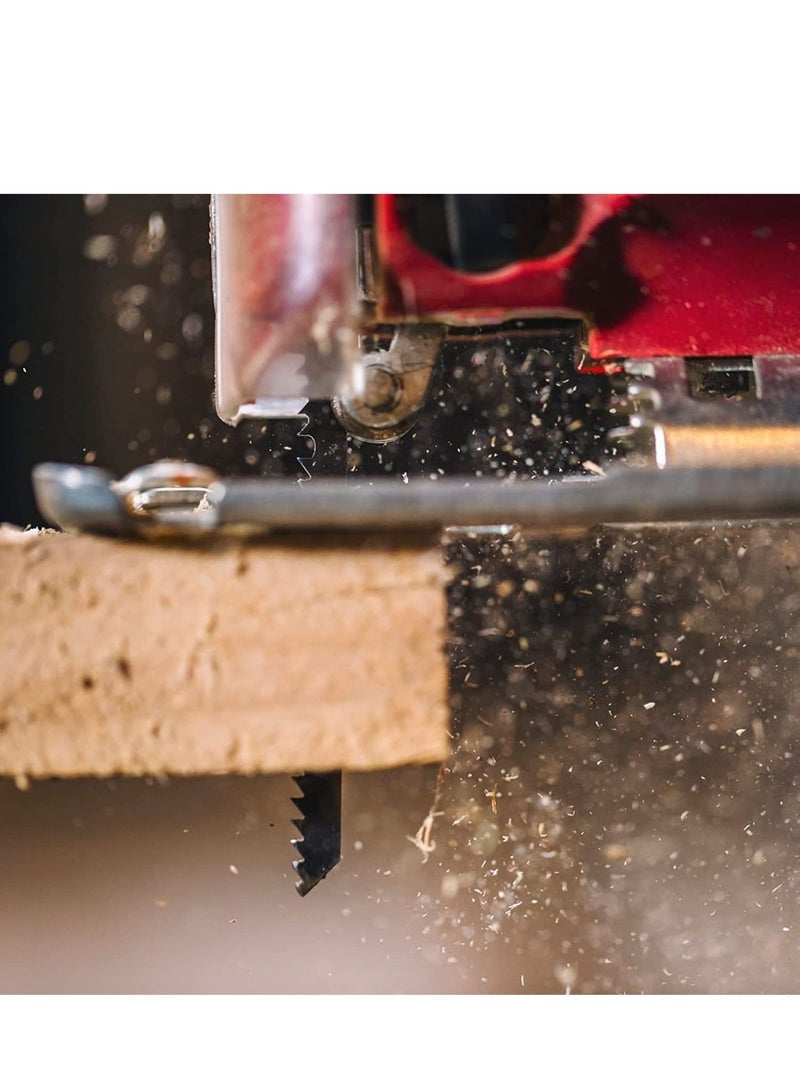 SYOSI 52 Piece Jigsaw Blade Set for Saw in Metal, Professional Jigsaw Blades for Wood, Plastic and Metal (10 Models) - Image 2