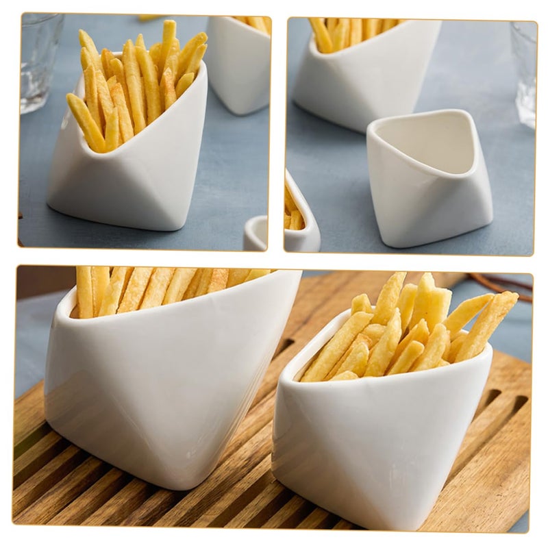 Ceramic Snack Dish and Condiment Holder for Sauces French Fries Desserts - Image 5