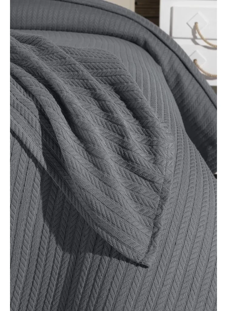 Mulberry Knitted Pique 100% Cotton Thick Yarn Soft King Size 240*260