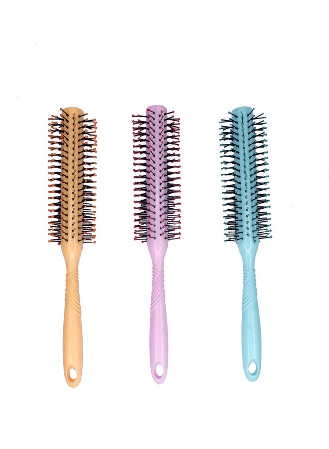 Ekan Round Hair Brush For Blow Drying, Curls Soft Bristles Lightweight Hair Brush For All Hair Types For Women Men Wet And Dry Hair - Image 2