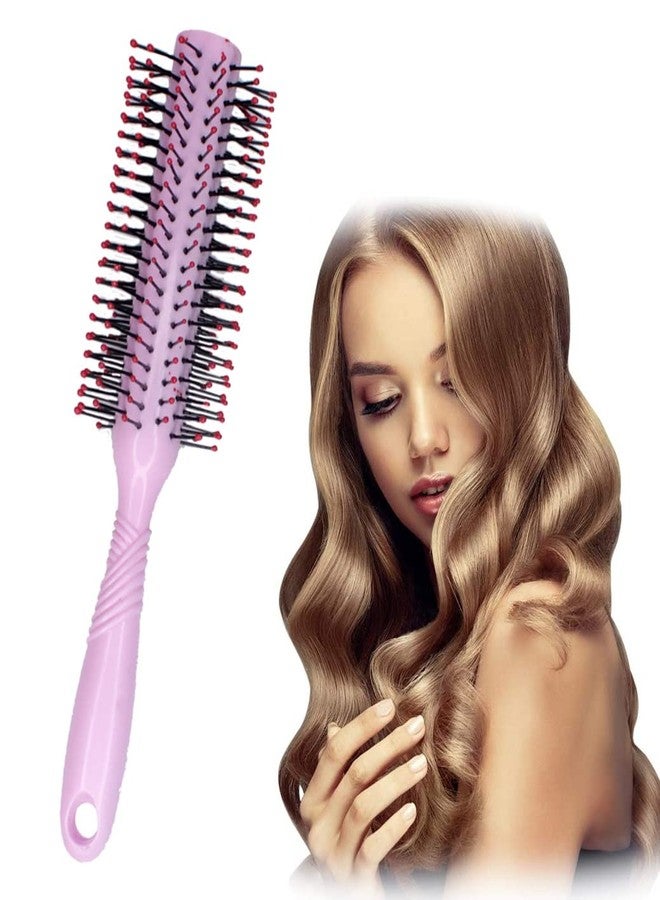 Ekan Round Hair Brush For Blow Drying, Curls Soft Bristles Lightweight Hair Brush For All Hair Types For Women Men Wet And Dry Hair - Image 1