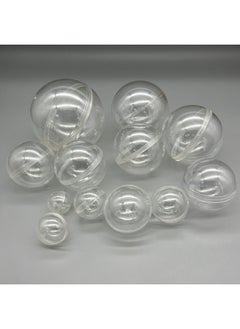 High Transparent Plastic Eggshell Ball Shell Transparent Eggshell Transparent Plastic Shell Twisted Eggshell Gift Decoration Gift Design-Specifications:9*18cm Capsule Shell Highly Transparent