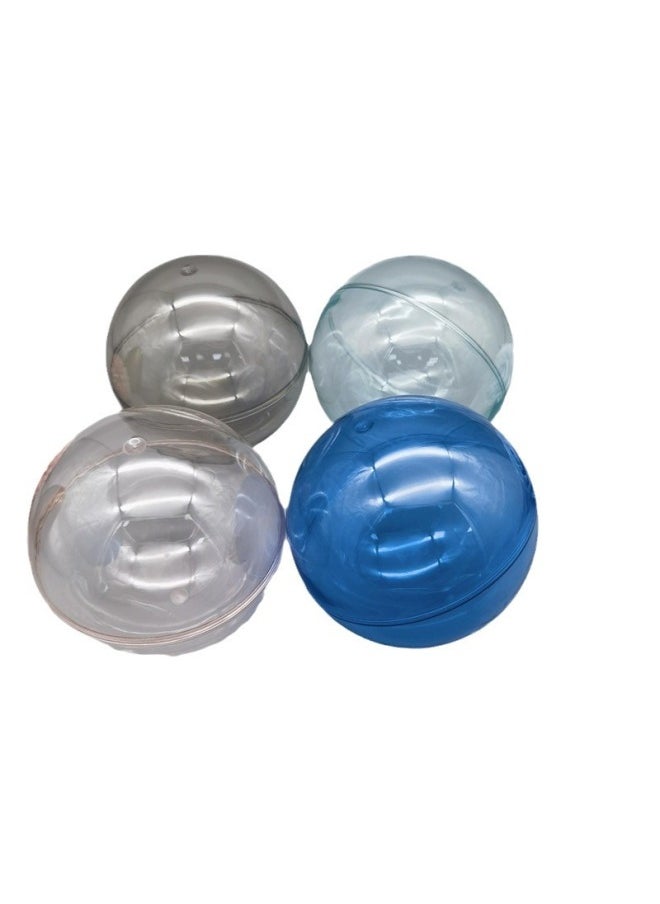 Generic - High Transparent Plastic Eggshell Ball Shell Transparent Eggshell Transparent Plastic Shell Twisted Eggshell Gift Decoration Gift Design-Specifications:9*18cm Capsule Shell Highly Transparent - Image 1