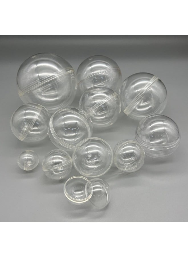 Generic - High Transparent Plastic Eggshell Ball Shell Transparent Eggshell Transparent Plastic Shell Twisted Eggshell Gift Decoration Gift Design-Specifications:9*18cm Capsule Shell Highly Transparent - Image 1