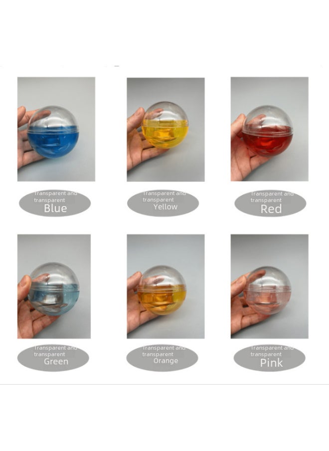 Generic - High Transparent Plastic Eggshell Ball Shell Transparent Eggshell Transparent Plastic Shell Twisted Eggshell Gift Decoration Gift Design-Specifications:9*18cm Capsule Shell Highly Transparent - Image 1