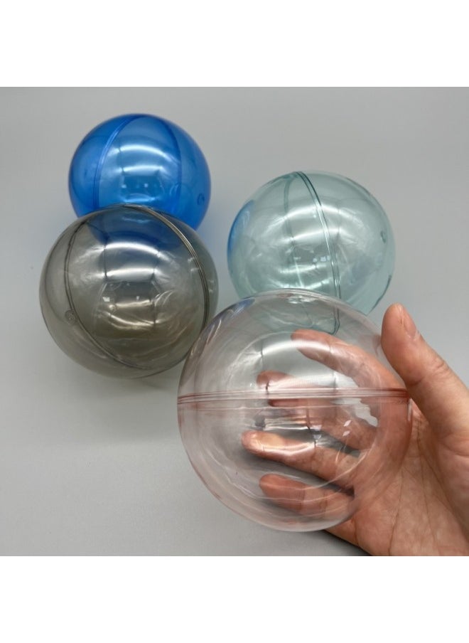 Generic - High Transparent Plastic Eggshell Ball Shell Transparent Eggshell Transparent Plastic Shell Twisted Eggshell Gift Decoration Gift Design-Specifications:9*18cm Capsule Shell Highly Transparent - Image 1