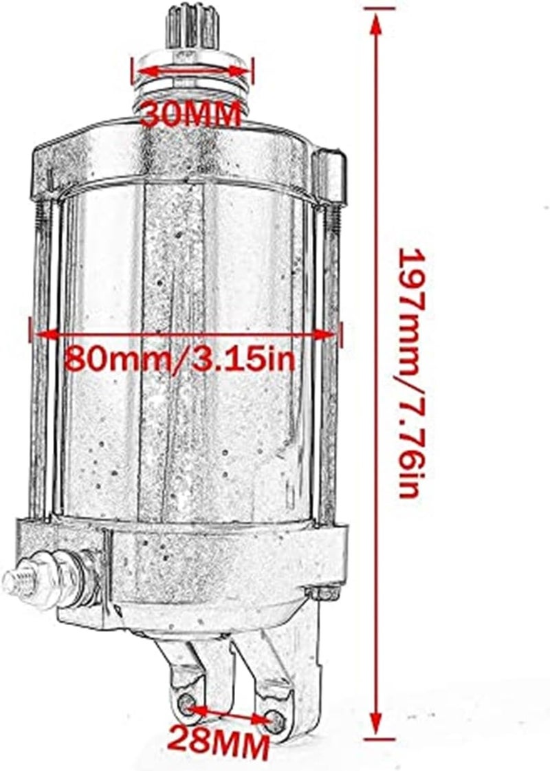 Vuzmode Electrical Starter Motor for Sea-Doo - Image 2