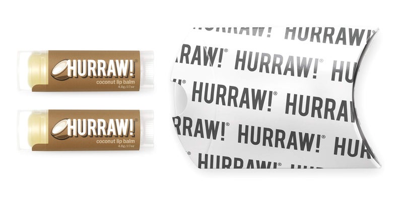 Hurraw! Coconut Lip Balm, 2 Pack: Organic, Certified Vegan, Cruelty and Gluten Free. Non-GMO, 100% Natural Ingredients. Bee, Shea, Soy and Palm Free. Made in USA - Image 2