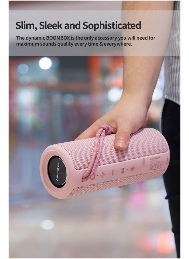 Outdoor Portable Bluetooth Speakers Wireless Speaker Waterproof - Pink - pzsku/Z294314DB4C7C6D834C8DZ/45/_/1683879192/816fe624-a879-4333-85de-8d909d4272e1