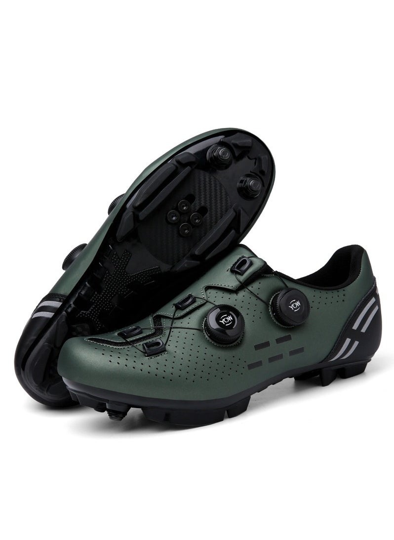 KUYING New Type of Road Lock Cycling Shoes Hard Sole Mountaineering Shoes Racing Sports Shoes 