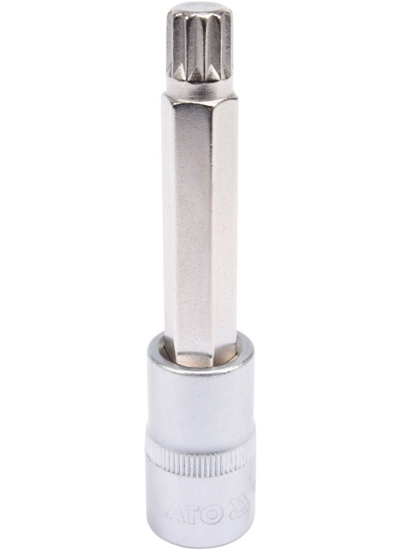 Yato YATO Socket Bit 1/2" Spline M12 L=100mm YT-04354 