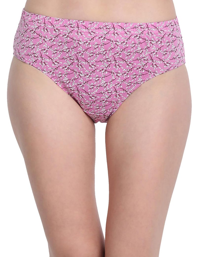 VSTAR Women's Cotton Blend Panties (Pack of 3) (Honey_Multicolor, 100 Cm) - Image 2