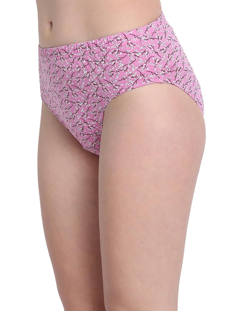 VSTAR Women's Cotton Blend Panties (Pack of 3) (Honey_Multicolor, 100 Cm) - Image 3