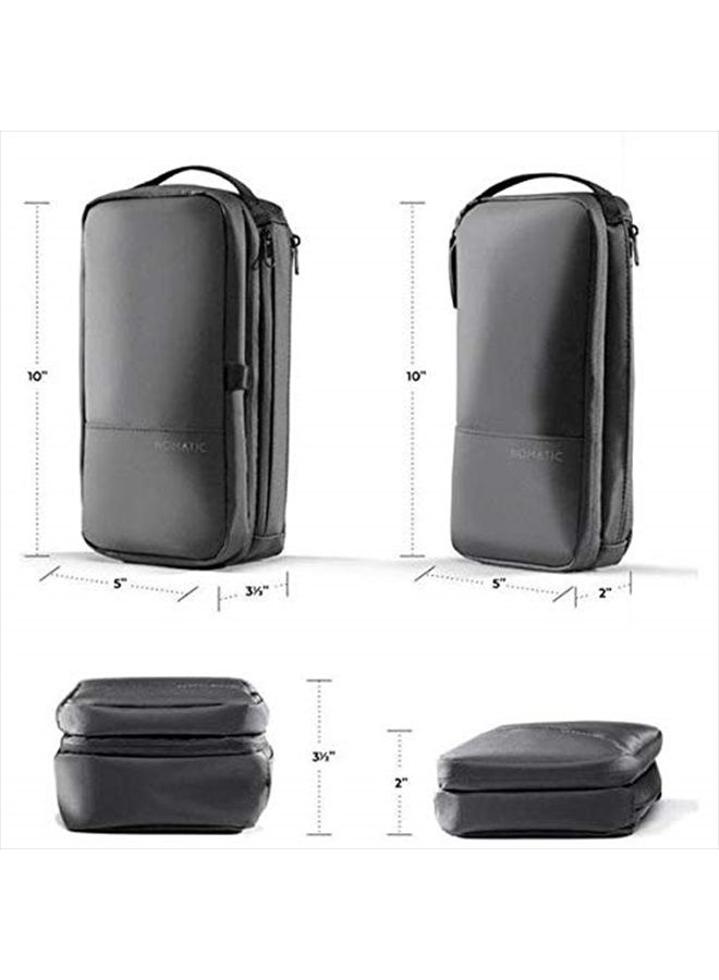 NOMATIC Toiletry Wash Bag for Travel, Mens and Women's Toiletries Bag, Water Resistant Storage Case for Shaving Kit, Makeup, Toiletries (Black), Large V2 - Image 2