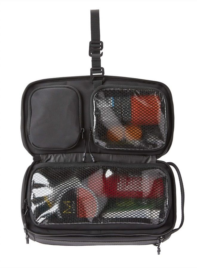 NOMATIC Toiletry Wash Bag for Travel, Mens and Women's Toiletries Bag, Water Resistant Storage Case for Shaving Kit, Makeup, Toiletries (Black), Large V2 - Image 3