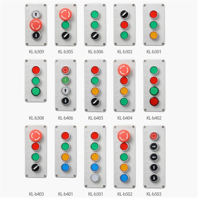Emergency Stop Waterproof Push Button Switch Plastic Start Electrical Box 4Hole 03 - Image 3