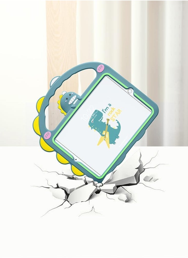 Dinosaur compatible iPad 10 case, stylish iPad 10th generation case, popular 10.9-inch iPad case, cute, shockproof cover, transparent, lightweight, stand function, character merchandise, scratch-resistant