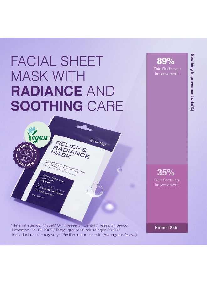 Be-Hope LUXURY VEGAN RELIEF RADIANCE MASK - Image 2