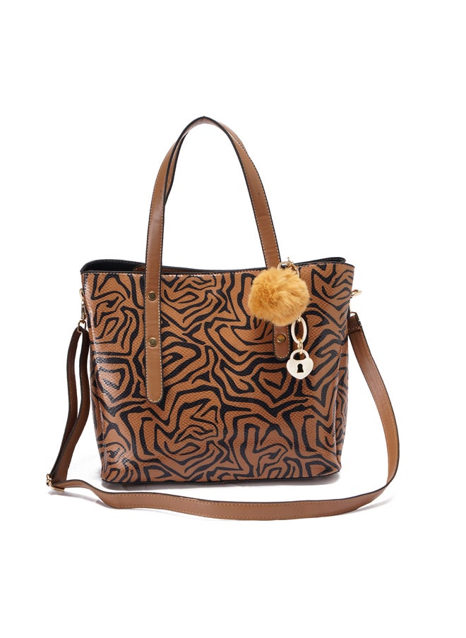 GRINTA Grinta Women Handbag - Cafee&Black  - Image 1
