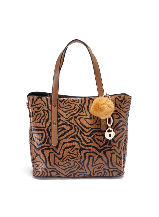 GRINTA Grinta Women Handbag - Cafee&Black  - Image 2