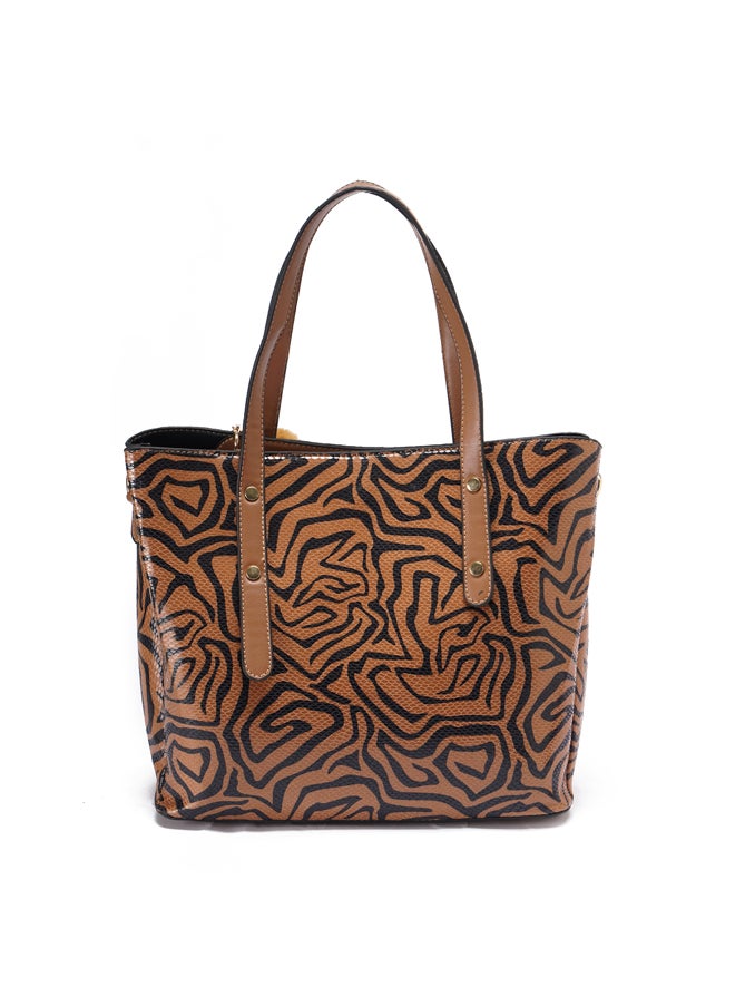 GRINTA Grinta Women Handbag - Cafee&Black  - Image 4