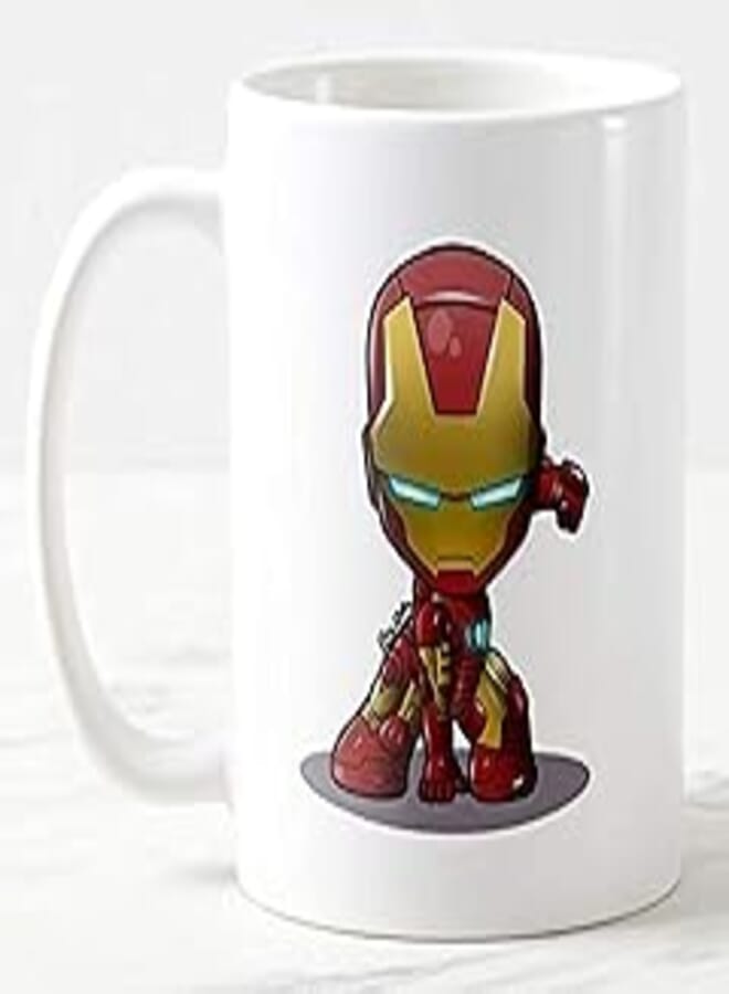 Ceramic Mug with Design - Ironman Marvel
