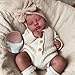 Zero Pam Reborn Baby Dolls Silicone Full Body20 in Realistic Babys Doll Anatomically Correct Girl Full Silicone Babys Doll Real Life Reborn Dolls with Accessories - Image 2