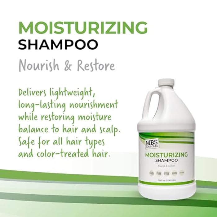 Moisturizing Shampoo & Conditioner, Gallon (Duo Pack) (1 Gal) (Sodium Chloride Free, Paraben Free, Vegan) - Image 2