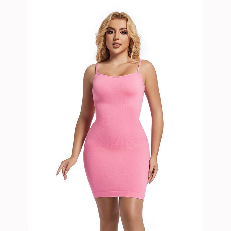 فستان كورسيه نايلون بدون seams مع حمالات - مقاس كبير ملابس أساسية - Image 1