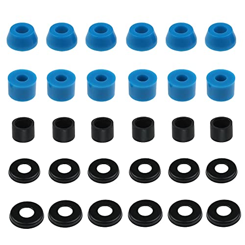 SING F LTD 3 Sets of Skateboard Truck Bushings Kit for Most 7 Inch Skateboard Trucks Bushings Skateboard Cup Washers Replacement Accessories - Image 1