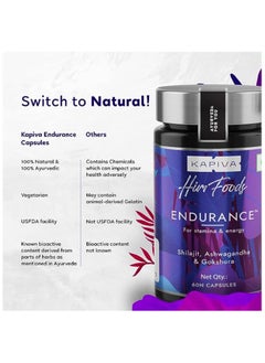 Kapiva Endurance Capsules For Energy, 60 Capsules, Pack Of 2  - Image 4
