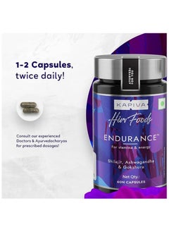 Kapiva Endurance Capsules For Energy, 60 Capsules, Pack Of 2  - Image 5