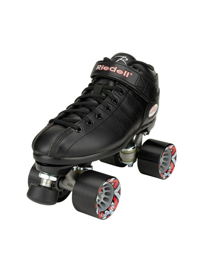 Riedell Skates - R3 - Quad Roller Skate for Indoor/Outdoor | Black | Size 12 - Image 1