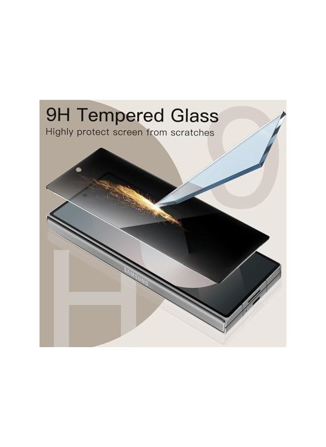 JETech Front Privacy Screen Protector for Samsung Galaxy Z Fold 6, Anti-Spy Tempered Glass Film with Easy Installation Tool, Case-Friendly, 2-Pack