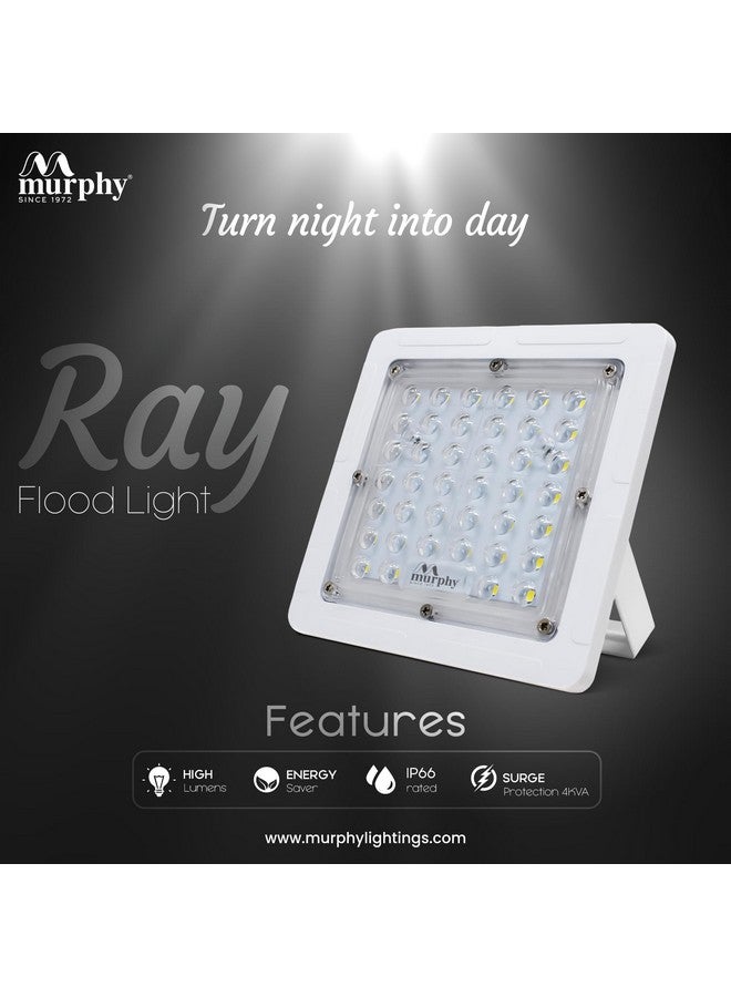 Murphy 20W Ray LED Flood Light | Cool White Outdoor Waterproof Light for Home & Garden (Pack of 5) - Image 3