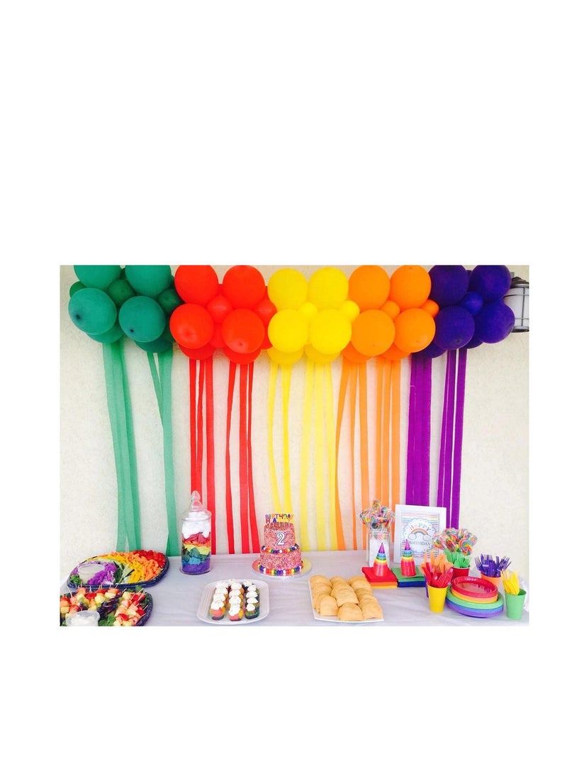 Flamingo 12pcs Crepe Paper Streamers Colored Paper Streamer Birthday Wedding Decorations - Image 4