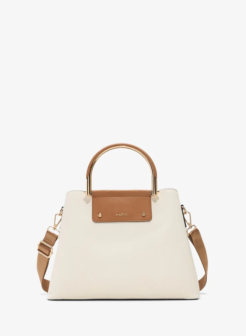 SLOANA Textured Satchel Bag