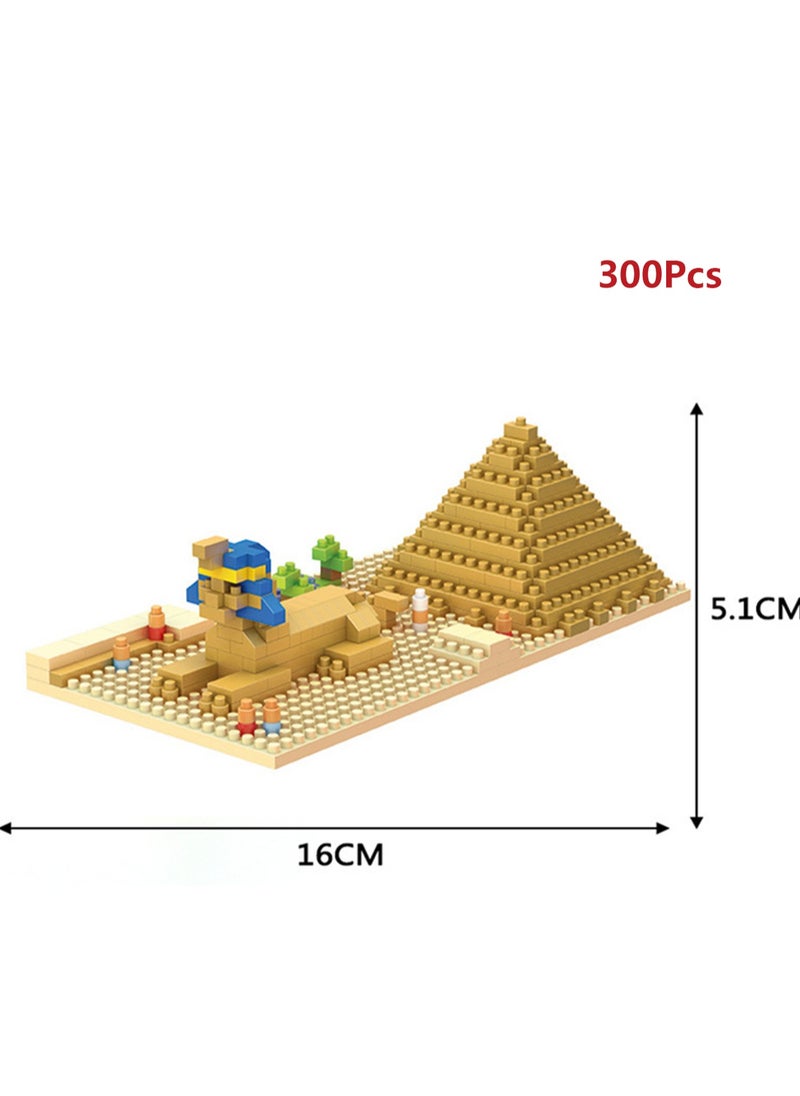 Children's Educational Assembly And Construction Toys Small Particle Assembly Building Blocks (Sphinx 300Pcs)  - Image 2