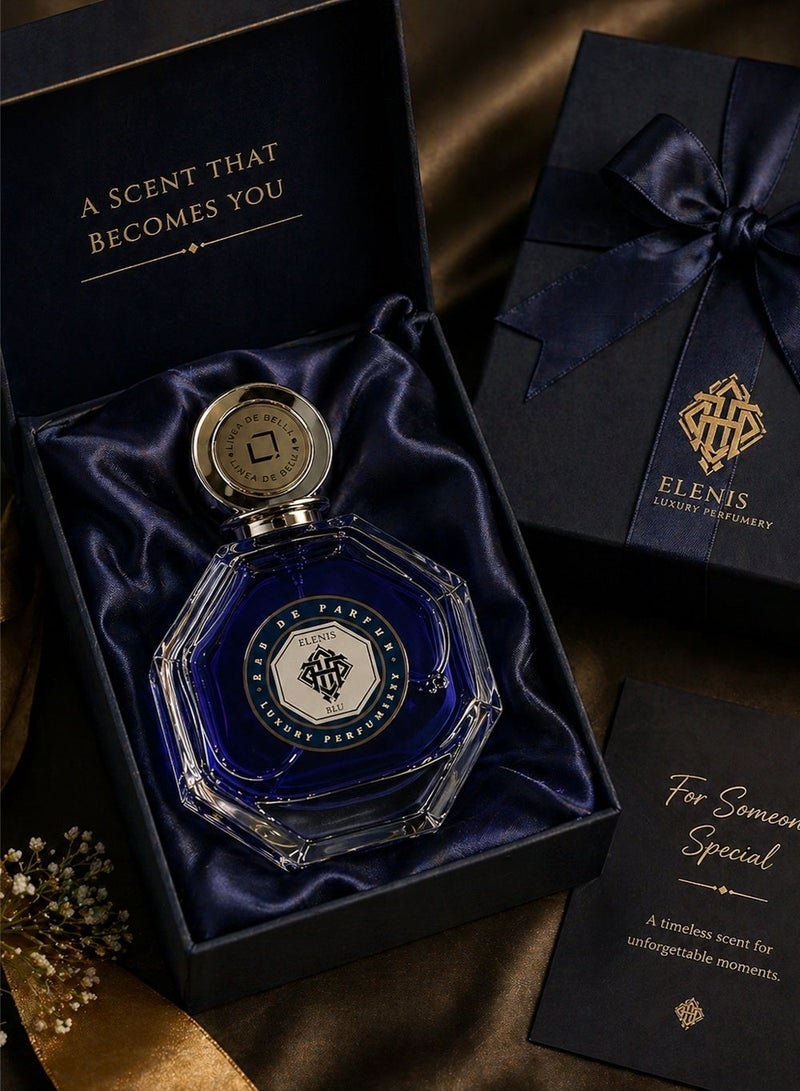 لينيا دي بيلا عطر رجالي أزرق منعش وعطري 100 مل – إلينيس بلو أو دو بارفان فاخر بثبات طويل ورائحة أنيقة للاستخدام اليومي والسهرات الليلية - Image 4