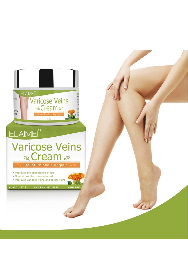 Elaimei Varicose Veins Cream for Relieve Leg Meridian Pain and Swelling,Care for Legs  - Image 1