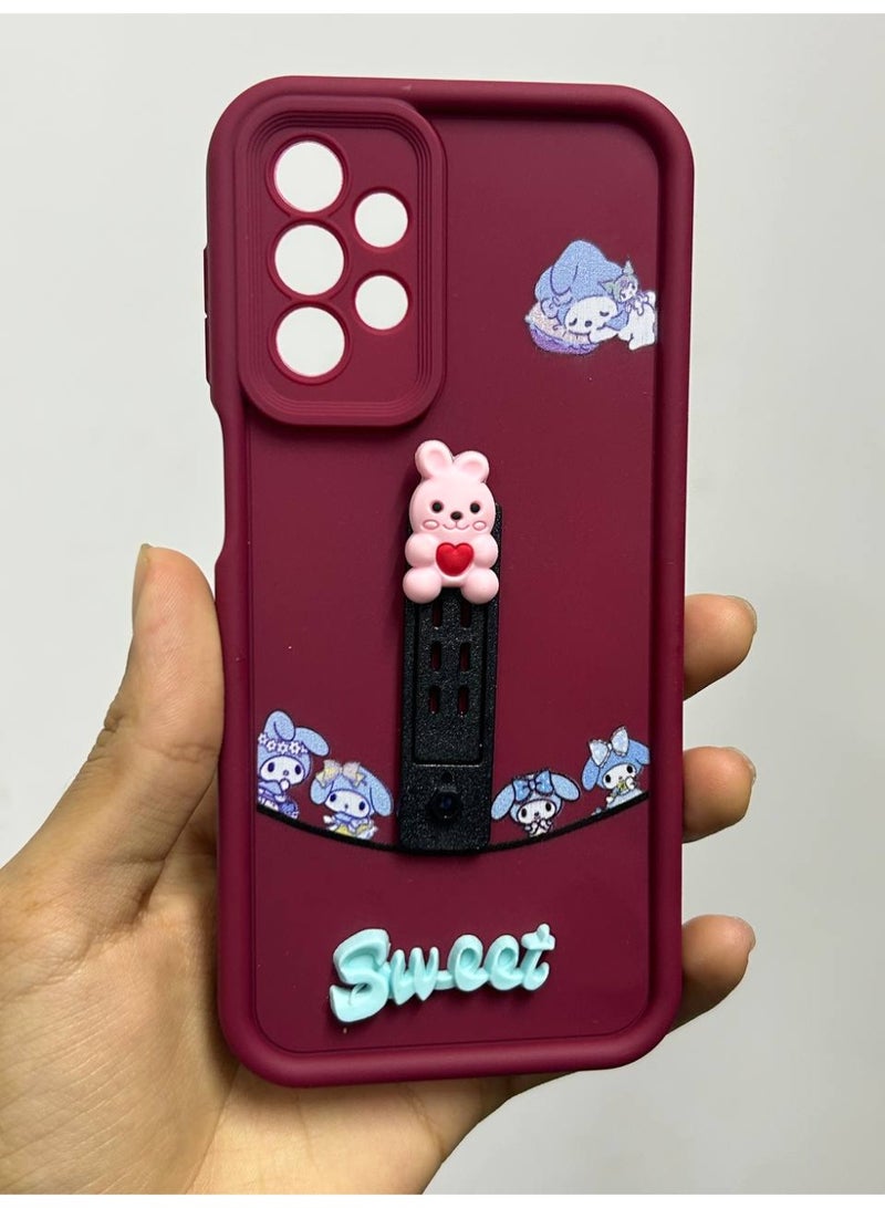 new cartoon-designed back cover with the word "Sweet" on it, compatible with the Samsung A23 phone. - Image 1