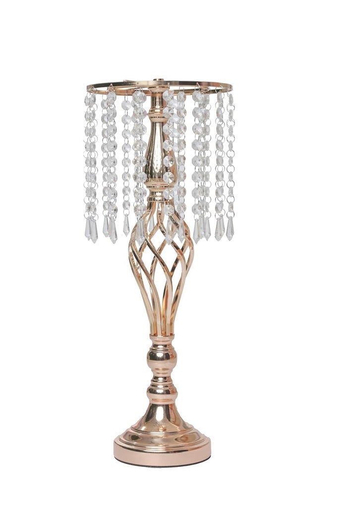 WEDDING DINNER DECORATION CENTERPIECES VASES FLOWER CENTERPIECES FOR TABLES ELEGANT LARGE GOLDEN VASE FOR HOMEOFFICEBOUTIQUE DECOR CRYSTAL FLOWER CANDLE HOLDER STAND