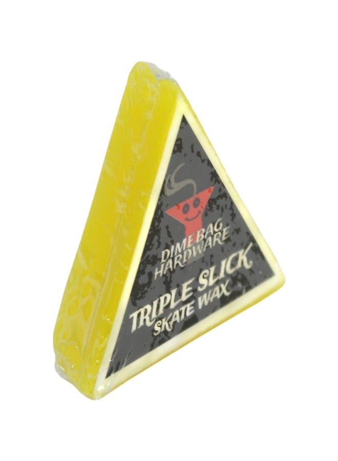 Dime Bag Hardware Triple Slick Scented Skateboard Curb Wax - Pocket Size Yellow 4-Pack for Skaters On The Go - Use on Curbs, Ledges and Rails at the Skate Park or in the Streets - Image 2