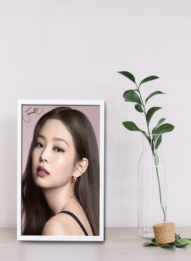 SINCE 7 STORE Blackpink Jennie Framed Poster (8x12 inches) for Blackpink Fans/Room Decor/Gifting/BLINKS/Aesthetic Wall Art - Image 2
