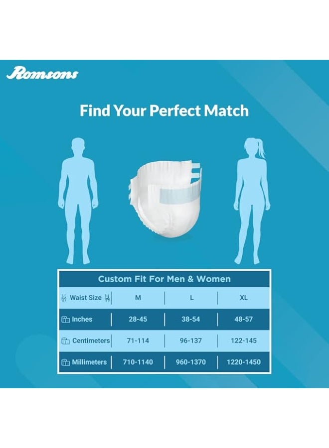 ديجنيتي حفاضات ديجنيتي ماجنا تاب ستايل للكبار - مقاس كبير (10 قطع) مع مؤشر للبلل وحماية من التسرب لمدة تصل إلى 8-10 ساعات. - Image 4
