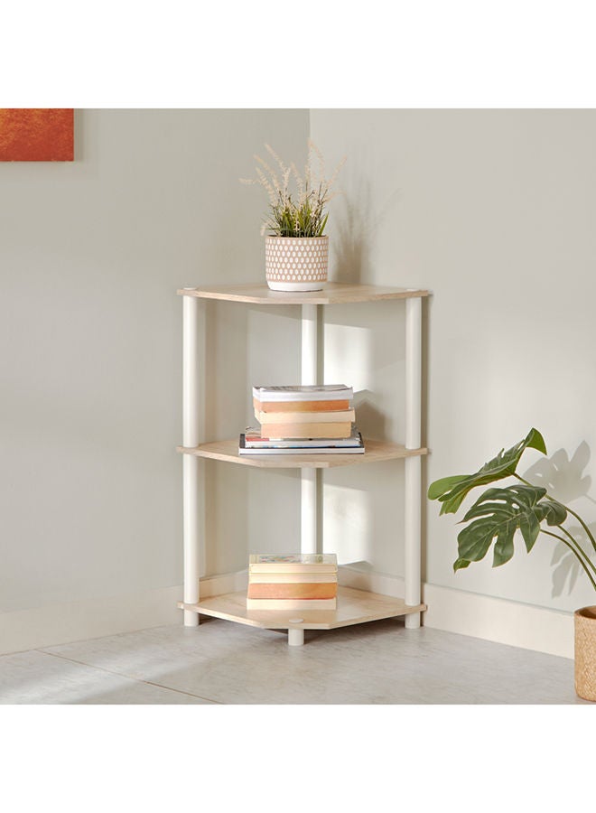 Home Box Pegg 3-Tier Corner Shelf 39.5 x 75.5 x 39.5 cm - Image 1