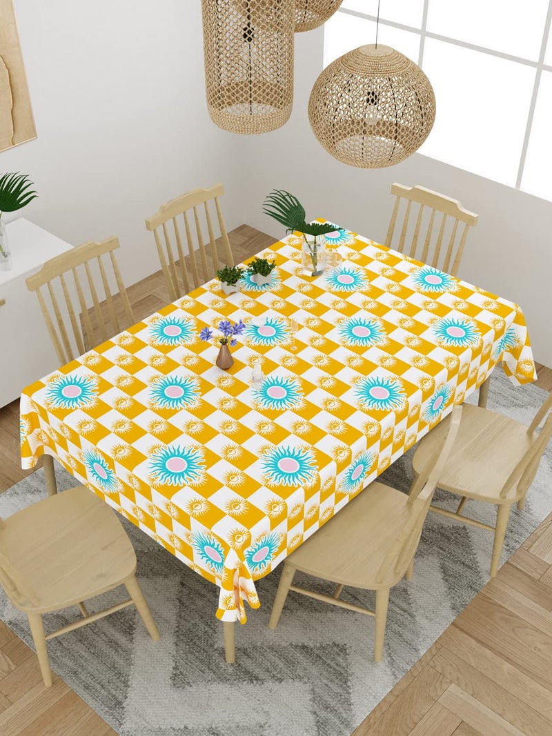 EVER HOME 100 Cotton 4 to 6 Seater Dining Table ClothTable CoverRectangular 58 inch x 88 inch Pack of 1 - Image 3