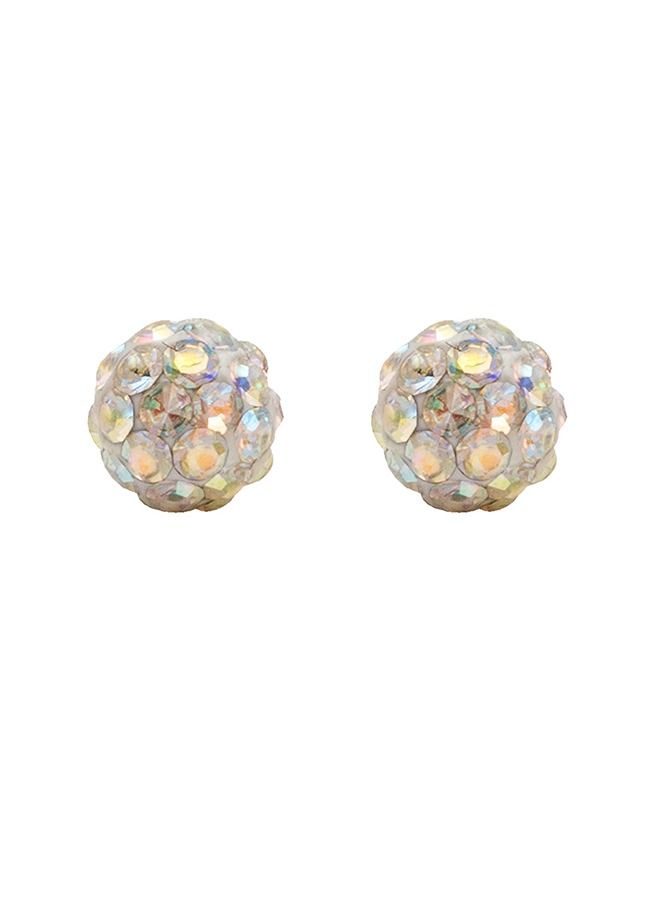 Studex 4.5MM Fireball - Ab Crystal Allergy-Free Stainless Steel Ear Studs - Image 1