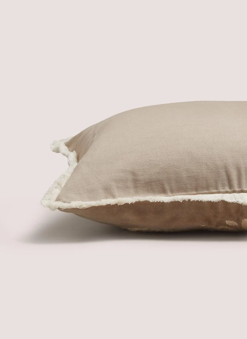 ماتلان وسادة مزينة بالزهور الطبيعية